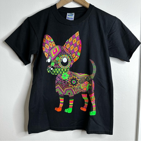 Kids Chihuahua T-shirt from Mexico 10-12 Large NWOT - Picture 1 of 5